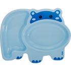 Prato Infantil Com Divisória Hipopótamo Azul Buba