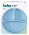 Prato Infantil De Silicone c/ Ventosa Buba Azul