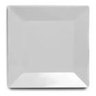 Prato Melamine Branco Quadrado 20 Cm - Tuut