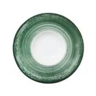 Prato para risoto em porcelana Schmidt Esfera 27cm verde