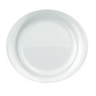 Prato Raso Churrasco Grande Oval Steak 30X27 cm Branco Nadir Figueiredo 5547