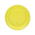 Prato Raso Descartável Amarelo Neon Ø 18cm c/10un Bello Festas