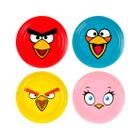 Prato Redondo Descartável Angry Birds 18Cm Com 8 Un