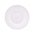 Prato Sobremesa Melamina Basic Branco Lyor 18cm