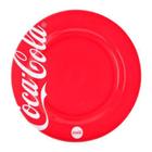 Prato Sobremesa Melanina Coca Cola Vermelho 20Cm (9505009)