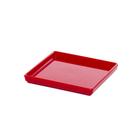 Prato Square Vemplast 13,5X13,5 Polipropileno Vermelho