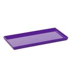 Prato Square Vemplast 13,5X27 Tropical Polipropileno Roxo