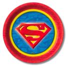 Pratos Descartáveis de Papel para Aniversário Comemoração - Superman Geek - 8 Unidades - Festcolor