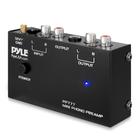 Pré-amplificador de mesa giratória Phono Pyle PP777 Mini Áudio Eletrônico