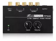 Pre Amplificador Toca Disco Controles Volume Nivelador Pp500