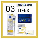 Preenchedor Nivea Q10 Expert Antissinais 15ml + Cremes Q10 Power DIA E NOITE - KIT