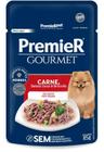 Premier gourmet cães adultos porte pequeno carne, batata doce e brócolis 85g