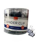 Prendedor De Papel Binder Clip 15mm Caixa Com 60 Unidades