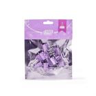 Prendedor de Papel Mola 19mm 12 Unidades Lyke Pastel Roxo