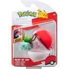 Prendedor N Go Pokémon Bulbasaur Poké Ball Jazwares Pkw3142 - Vila Brasil