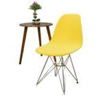 Presente de Natal Kit 2 Capa Cadeira Charles Eames Amarelo