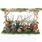 Presepio de Resina Iluminado 30 CM Natal Natalino