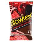 Preservativo Blowtex Morango com Chocolate com 3 Unidades