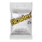 Preservativo blowtex zero mais fino com 3 unidades