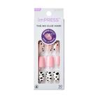 Press-On Nails Impress 'One Chance' rosa claro para crianças