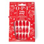 Press On Nails OPI Xpress/On Bow-tiful Bright Red Long Ammond