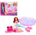 Princesa Ariel Aventura na Piscina Boneca Disney - Mattel HWB39