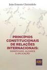 Principios constitucionais de relacoes internacion - DEL REY