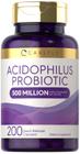 Probiótico Carlyle Acidophilus 500 milhões de CFU 200 cápsulas