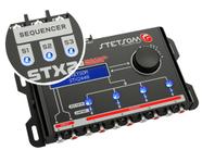 Processador De Áudio Digital Equalizador Crossover Stx2448 2 Canais 4 Saídas Stetsom