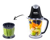 Processador E Liquidificador Eos 2 Em 1 Multiblender 1,5l 450w Elq01 - Alta Potência - 4 Facas