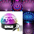 Produto Globo Bola Colorida Bluetooth Led Cristal Rgb Mp3 Controle 110/220v