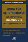 Programa de Integridade no contexto da Lei Distrital 6.112, de 02 de fevereiro de 2018