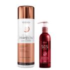 Progressiva Bio definitive Perfecta 1l + SOS Extreme 240ml Antiemborrachamento Reconstrutor