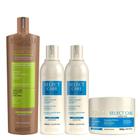 Progressiva Vegana Burix 1l + Kit Select Care Shampoo + Condicionador + Máscara 300g