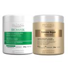 Prohall kit máscara extreme repair 500g + máscara biomask 500g