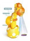 Projetor Infantil Desenho Ovo Girafa Dino( amarela)