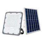 Projetor Refletor Led Solar 100w 6500k Branca Fria