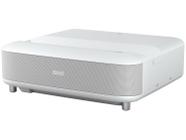 Projetor Smart Laser Epson EpiqVision Ultra LS650 4K 3600 Lumens 3LCD Wi-Fi e Bluetooth USB HDMI Branco