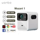 Projetor Wanbo Mozart 1 Inteligente 4K Projetor 1080P Full HD Portátil WIFI 6 2+32GB Android 9.0 Foco Automático