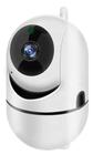 Proteção 360: Câmera Babá Wifi HD Branca - IP Câmera BABA