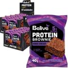 Protein Brownie Double Chocolate Belive 40G (20 Unidades)