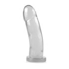 Prótese Realística Dildo Tyranus Transparente 17cm x 4cm - Adão e Eva