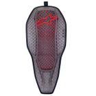 Protetor alpinestars nucleon flex proi insert transparente smoke vermelho m