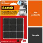 Protetor ANTI Deslizante Quadrado G 30MM X 30MM X 3,5MM com 9 SCOTCH 3M