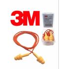 Protetor auditivo 3m pomp plus tipo plug silicone cordao poliester 18db ca 5745 hb004680573