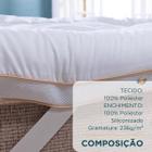 Protetor Colchão Pillow Top Solteiro - Macio Toque De Plumas