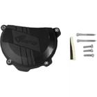 Protetor Da Tampa De Embreagem Ufo Ktm Sxf 450 16-20 + Exc 450 17-20 + Husq Fc 450 16-20 - Preto