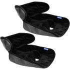 Protetor de assento de carro INFANZIA Dry Seat Waterproof Black, pacote com 2