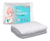 Protetor De Colchão Berço Impermeável 70x130 Flor de Algodão