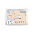 Protetor de colchão Flor de Algodão impermeável Montessoriano em matelassê Fibrasca, BRANCO, 70X150